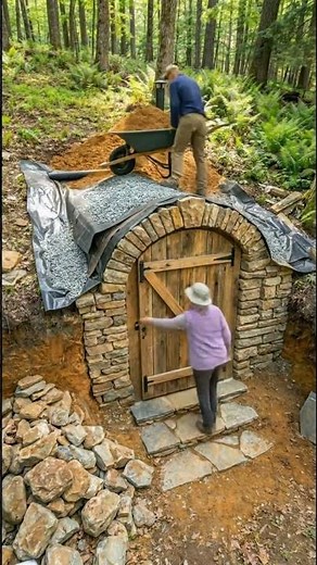 Building an Underground Root Cellar by Hand 🌿