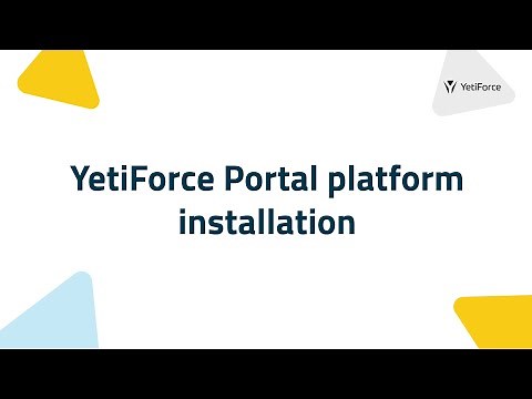 YetiForce CRM | YetiForce Portal platform installation - Tutorial