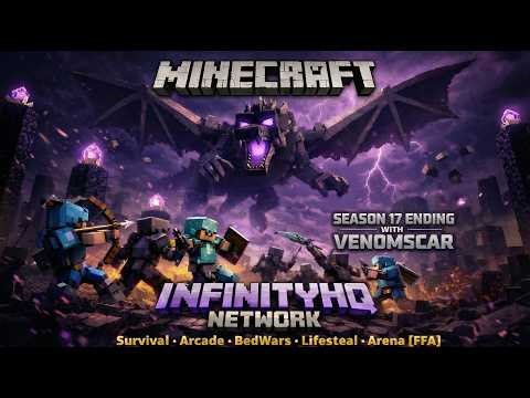 🔴 iHQ Season 17 Endwar || JAVA+BEDROCK/PE || #minecraft #minecraftsmp #smp