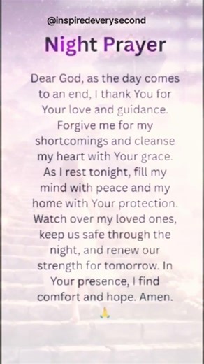 #FaithOverFear#GodIsWithUs#PrayerTime#Blessed Night#TrustInGod#DailyPrayer