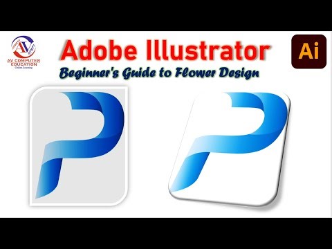 Adobe Illustrator P Letter Logo design | "P" Letter Logo in Adobe Illustrator | Logo Design Tutorial