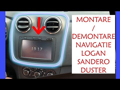 Dacia Logan / Sandero / Duster Navigation Installation / Disassembly Tutorial