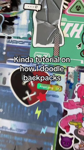 Doodle Backpack Tutorial Ideas
