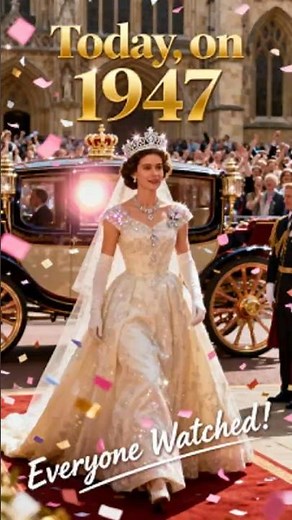 Princess Elizabeth Wedding November 20, 1947 #royalwedding #fairytalewedding #royalhistory