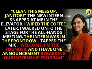 Founder Posed as Janitor to Expose Arrogant Intern | Corporate Revenge