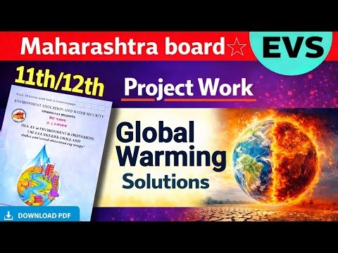 Class 12 evs project - 12th evs work on global warming class 11th - EVS book pdf water security 12th