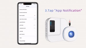 CallToU Wi-Fi Wireless Caregiver Pager Call Button for Elderly at Home, APP Emergency Alert Fall Help System for Seniors, Patients/Disabled Monitoring at Home