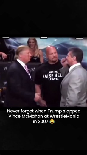 Never forget when Trump slapped Vince McMahon at WrestleMania in 2007