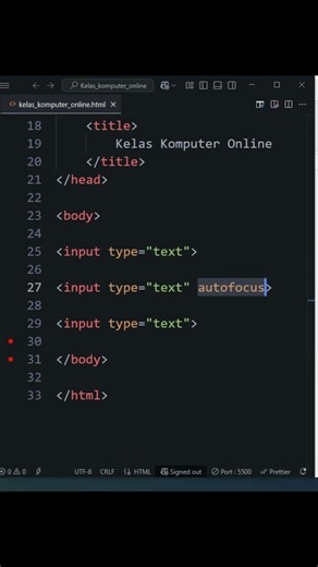What Is the Autofocus Attribute in HTML? It's So Practical!