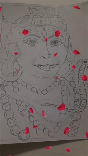 God Shiv ji drawing #shiva #drawing #mahadev #bholenath #shivshankar #shorts