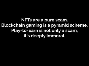 NFTs are a pure scam