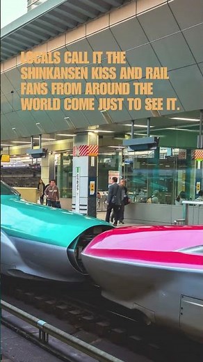 Japan’s Cutest Train Moment: The Kiss 🚅