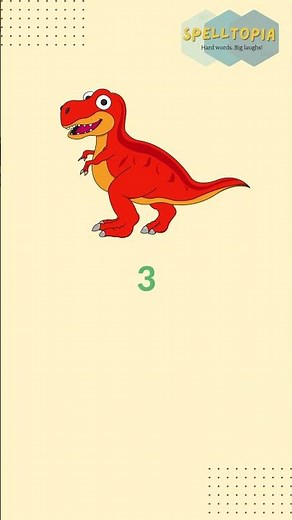 How to Spell DINOSAUR 🦕 | Fun English Spelling for Kids & Beginners