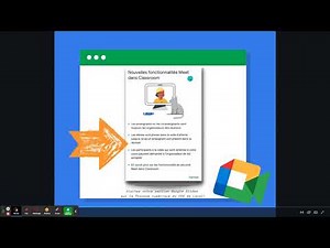 Nouvelles fonctionnalités Meet dans Classroom