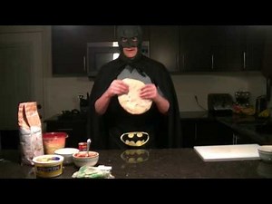 Cooking with Batman the Pizza