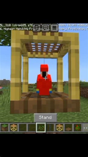 #minecraft build hack. parrot house