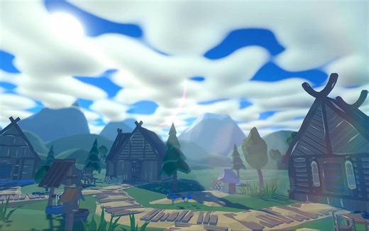 【技术美术】Unity URP Shader 伪体积云风格化场景，基于GPU Instancing