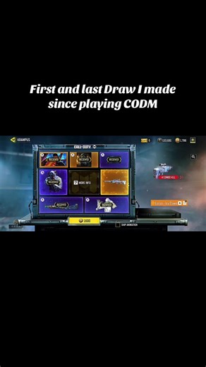 My First and Last Draw in CODM