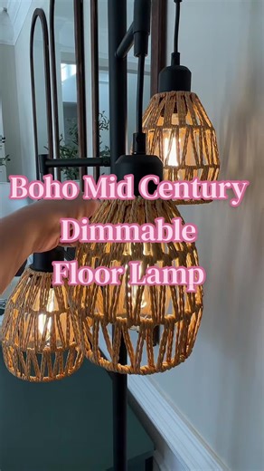 Stylish Bohemian Dimmable Floor Lamp for Home Decor