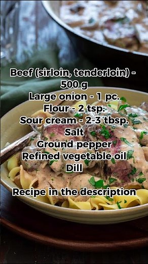 Classic Beef Stroganoff