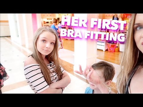HER FIRST "REAL" BRA (Fitting and Haul) | Family 5 Vlogs