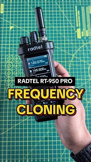 Radtel RT-950 Pro easy frequency cloning. #radtelrt950pro #tipsandtricks