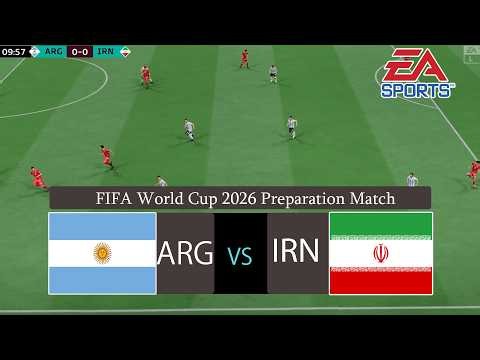 June 17, 2026 | Argentina vs Iran | Group Match | FIFA World Cup 26 | Preparation Match | EA FIFA 23