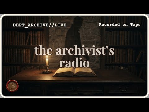 dark academia lofi // the archivist's live radio 🕯️