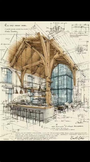 Arcline on Instagram: "Interior sketch"