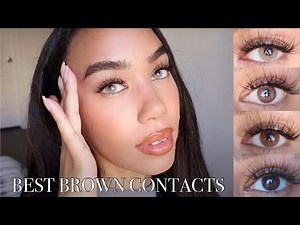 Solotica BROWN Comparisons | Tupis, Agata, Avela, Castanha | Color Contact Review, Try-On + Discount