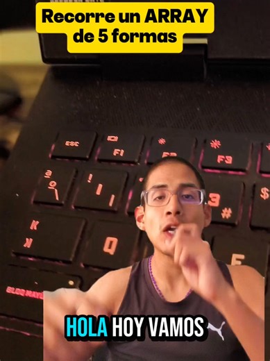 Recorriendo ♻️🔄🛵 arrays en JavaScript 💻 #javascript #programacion #bases #tips #array