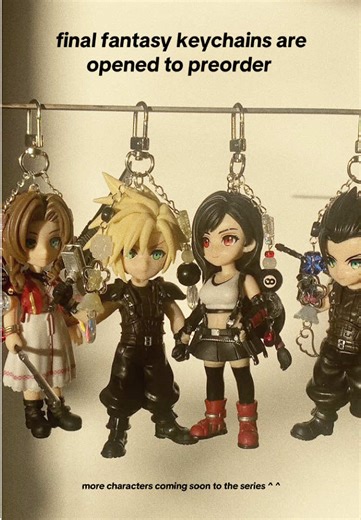 Preorder Final Fantasy Keychains Now