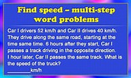 Speed Challenge Problems - Level Two - Example 4 ( Video ) | Physics