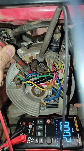 How to check a generator rotor for a broken winding. Don't rev it up!