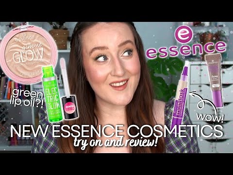 *NEW* ESSENCE COSMETICS MAKEUP REVIEW! Gimme Glow Highlight, Multitask Concealer & Green Lip Oil!