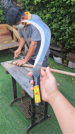 How to fit a billhook handle