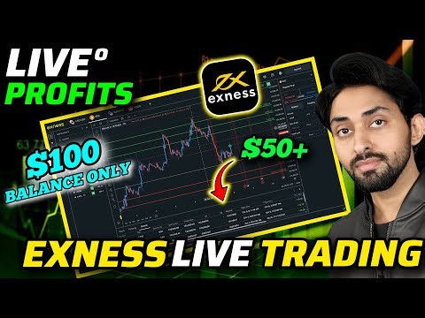 Live Profit on Exness with Just $100 Account | Live Exness Trading
