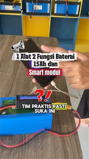 1 tool 2 functions 15Ah battery and Smart module😎