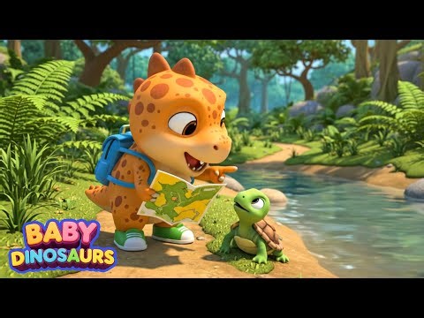 Baby T Rex Rescue Mission | Cute Dinosaur Adventure Story for Kids | Hello T Rex | Beep Beep