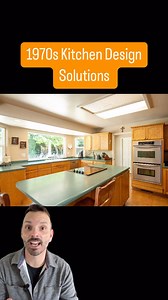 1970s kitchen woes? 🕺 We have design solutions for you! Here’s a 90-second design tutorial showing you how those dated tops, unsightly cabinet faces and that useless built-in desk can be converted into the kitchen you love and love sharing with others! ❤️ ❤️ ❤️ #interiordesign #kitchendesign #kitchenremodel | Kitchen & Bath CRATE