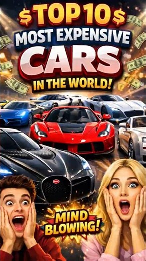 World most expensive cars 💰💰 #cars #carlist #factshorts