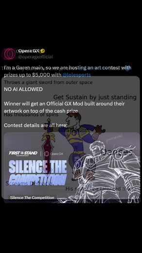 Opera GX x LoL Esports Art Competition Entry