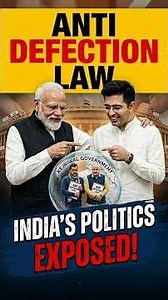Raghav Chadha Controversy: AAP vs BJP | Anti-Defection Law Explained #ytshorts #AntiDefectionLaw #gk