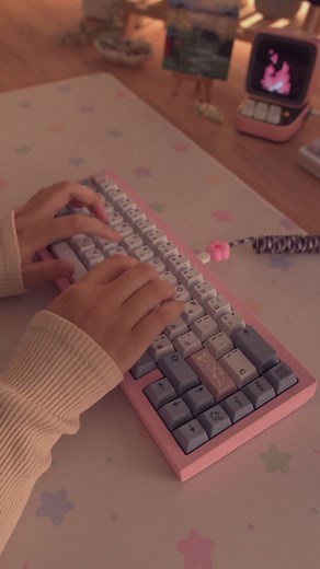 [cozy asmr] typing in the rain