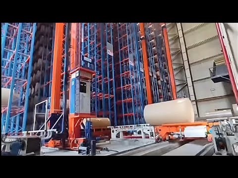 Paper Roll ASRS Warehouse | Automated High-Bay Storage for Paper & Roll Materials