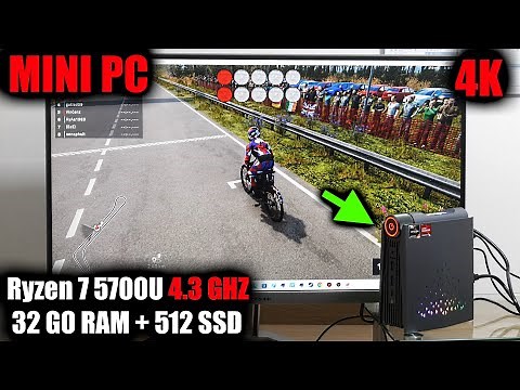 un mini PC qui a tout d'un grand ! ACEPC PowerBox Mini AMD Ryzen 7 5700U windows 11 pro