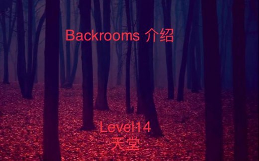 Backrooms介绍（level14天堂)