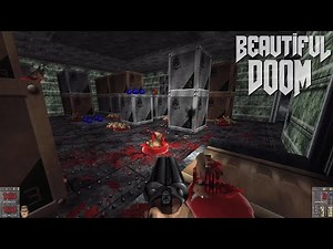 Beautiful Doom HD [Upscale, Relighting, Parallax] - Doom 2 Recreation Project: Map04 | 4K/60