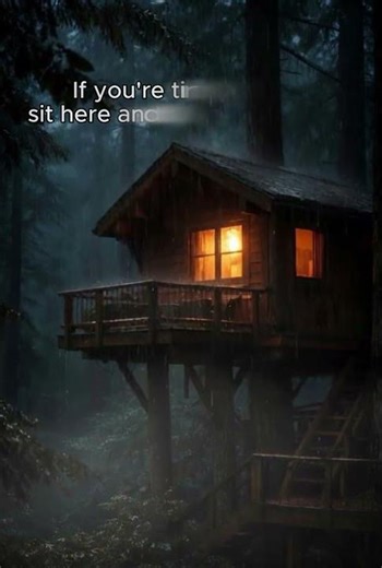 Rainy Cabin Night 🌧️ Cozy Rain Sounds for Relax & Sleep