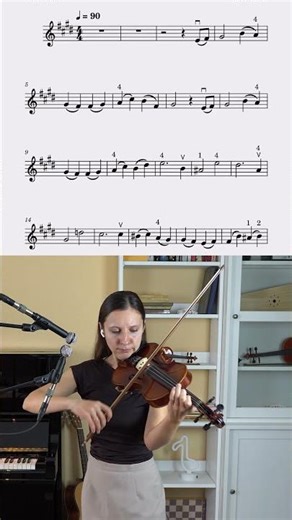 Beethoven Sonata No. 27 Op. 90 – Easy Violin Tutorial (Preview) #violin #learnviolin
